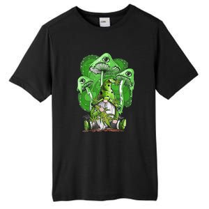 Gnome Irish Mushroom And Canabis Weed Stoner Tall Fusion ChromaSoft Performance T-Shirt