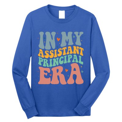 Groovy In My Assistant Principal Era Job Title School Worker Long Sleeve Shirt