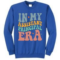 Groovy In My Assistant Principal Era Job Title School Worker Sweatshirt