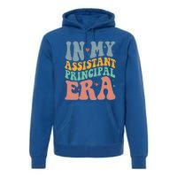 Groovy In My Assistant Principal Era Job Title School Worker Premium Hoodie