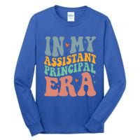 Groovy In My Assistant Principal Era Job Title School Worker Tall Long Sleeve T-Shirt