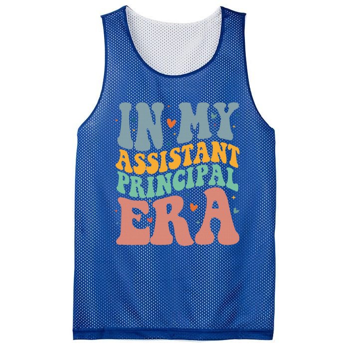 Groovy In My Assistant Principal Era Job Title School Worker Mesh Reversible Basketball Jersey Tank