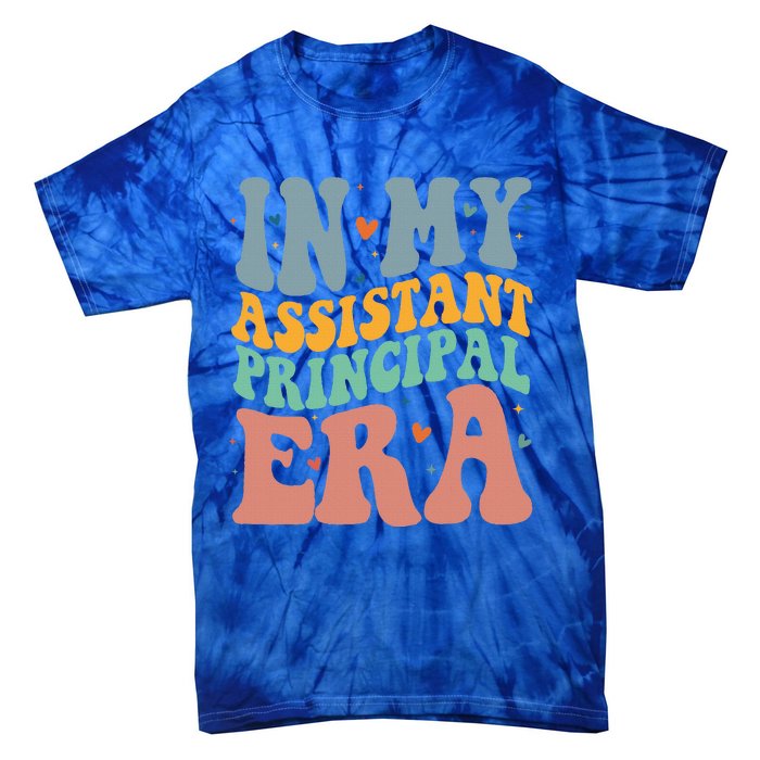 Groovy In My Assistant Principal Era Job Title School Worker Tie-Dye T-Shirt