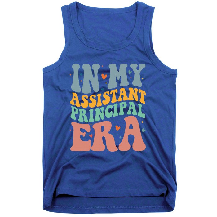 Groovy In My Assistant Principal Era Job Title School Worker Tank Top