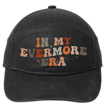 Groovy In My Evermore Era Retro Funny 7-Panel Snapback Hat