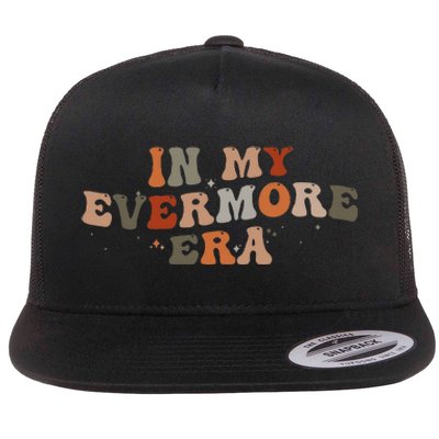 Groovy In My Evermore Era Retro Funny Flat Bill Trucker Hat