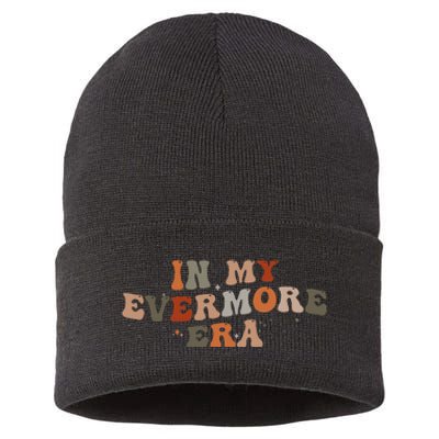 Groovy In My Evermore Era Retro Funny Sustainable Knit Beanie