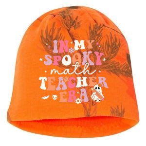 Groovy In My Spooky Math Teacher Era Ghost Funny Halloween Kati - Camo Knit Beanie