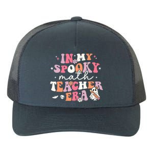 Groovy In My Spooky Math Teacher Era Ghost Funny Halloween Yupoong Adult 5-Panel Trucker Hat