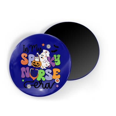 Groovy In My Spooky Nurse Era Spooky Nurse Halloween Ghost Cute Gift Magnet