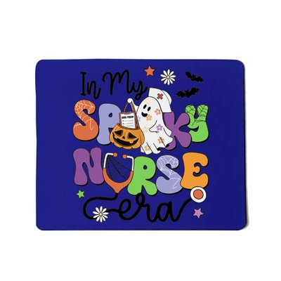 Groovy In My Spooky Nurse Era Spooky Nurse Halloween Ghost Cute Gift Mousepad