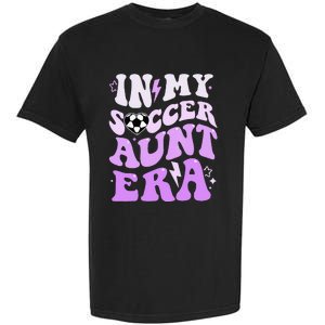 Groovy In My Soccer Aunt Era Garment-Dyed Heavyweight T-Shirt