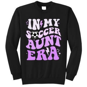 Groovy In My Soccer Aunt Era Sweatshirt