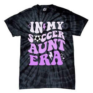 Groovy In My Soccer Aunt Era Tie-Dye T-Shirt