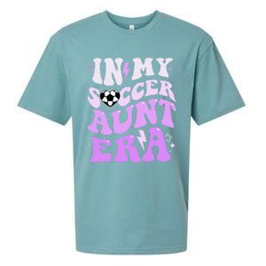 Groovy In My Soccer Aunt Era Sueded Cloud Jersey T-Shirt