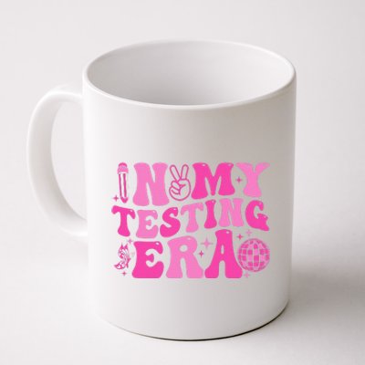 Groovy In My Testing Era Teacher Testing Day Motivational Coffee Mug