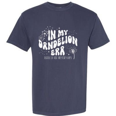 Groovy In My Dandelion Era Purple Up For Military Garment-Dyed Heavyweight T-Shirt