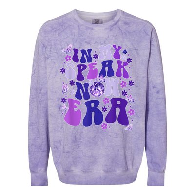 Groovy In My Speak Now Era Colorblast Crewneck Sweatshirt