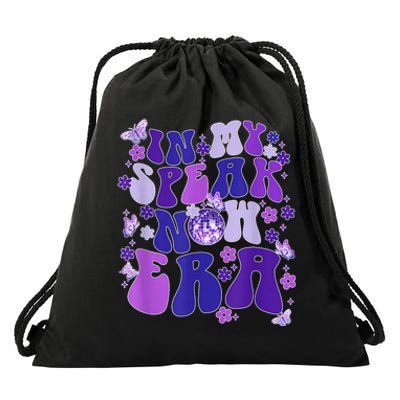 Groovy In My Speak Now Era Drawstring Bag