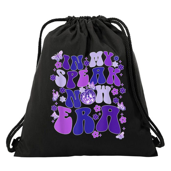 Groovy In My Speak Now Era Drawstring Bag