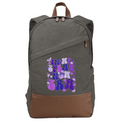 Groovy In My Speak Now Era Cotton Canvas Backpack