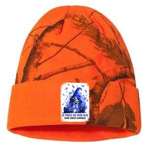 Gnome In March We Wear Blue Ribbon Colon Cancer Awareness Cute Gift Kati Licensed 12" Camo Beanie