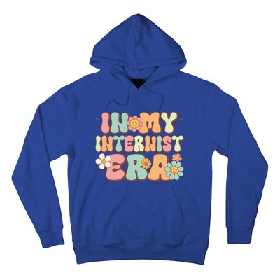 Groovy In My Internist Era Internist Funny Retro Funny Gift Cute Gift Hoodie