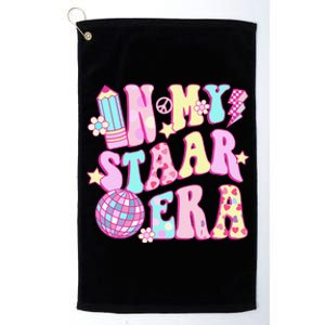 Groovy In My Staar Era Disco Teacher Student Test Day Gift Platinum Collection Golf Towel