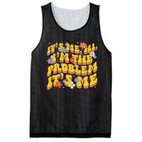 Groovy Its Me Hi I'm The Problem Mesh Reversible Basketball Jersey Tank