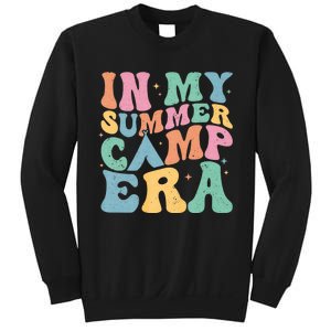 Groovy In My Summer Camp Era Retro Summer Camper Sweatshirt