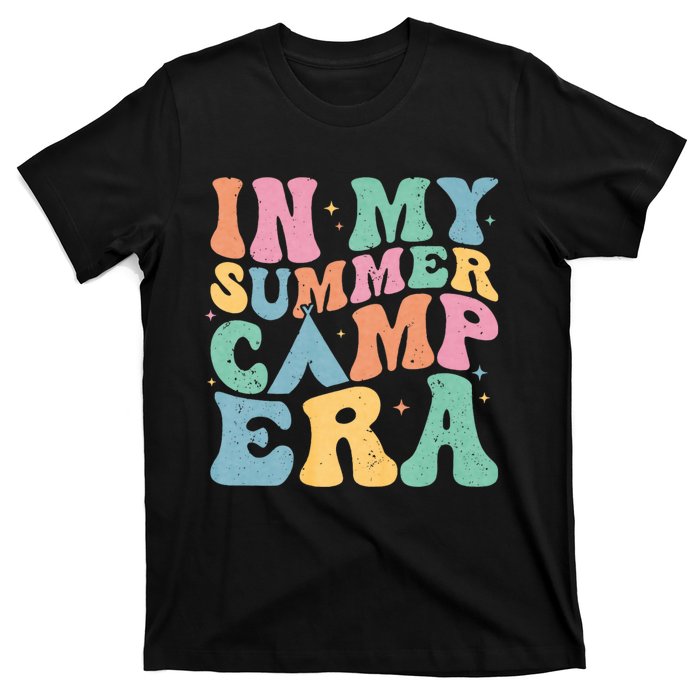 Groovy In My Summer Camp Era Retro Summer Camper T-Shirt