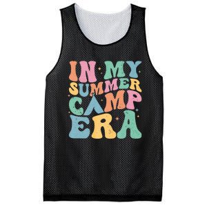 Groovy In My Summer Camp Era Retro Summer Camper Mesh Reversible Basketball Jersey Tank