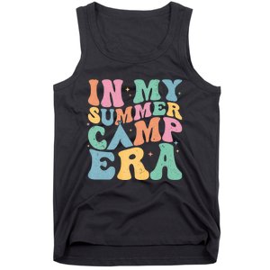 Groovy In My Summer Camp Era Retro Summer Camper Tank Top