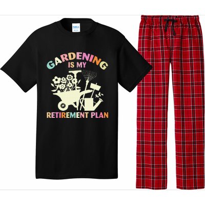 Gardening Is My Retirement Plan Pajama Set