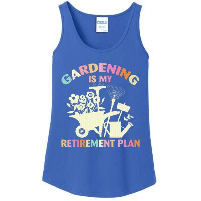 Gardening Is My Retirement Plan Ladies Essential Tank