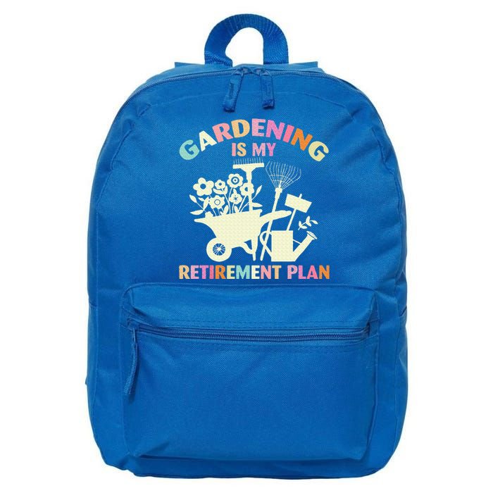 Gardening Is My Retirement Plan 16 in Basic Backpack