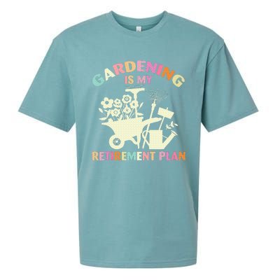 Gardening Is My Retirement Plan Sueded Cloud Jersey T-Shirt