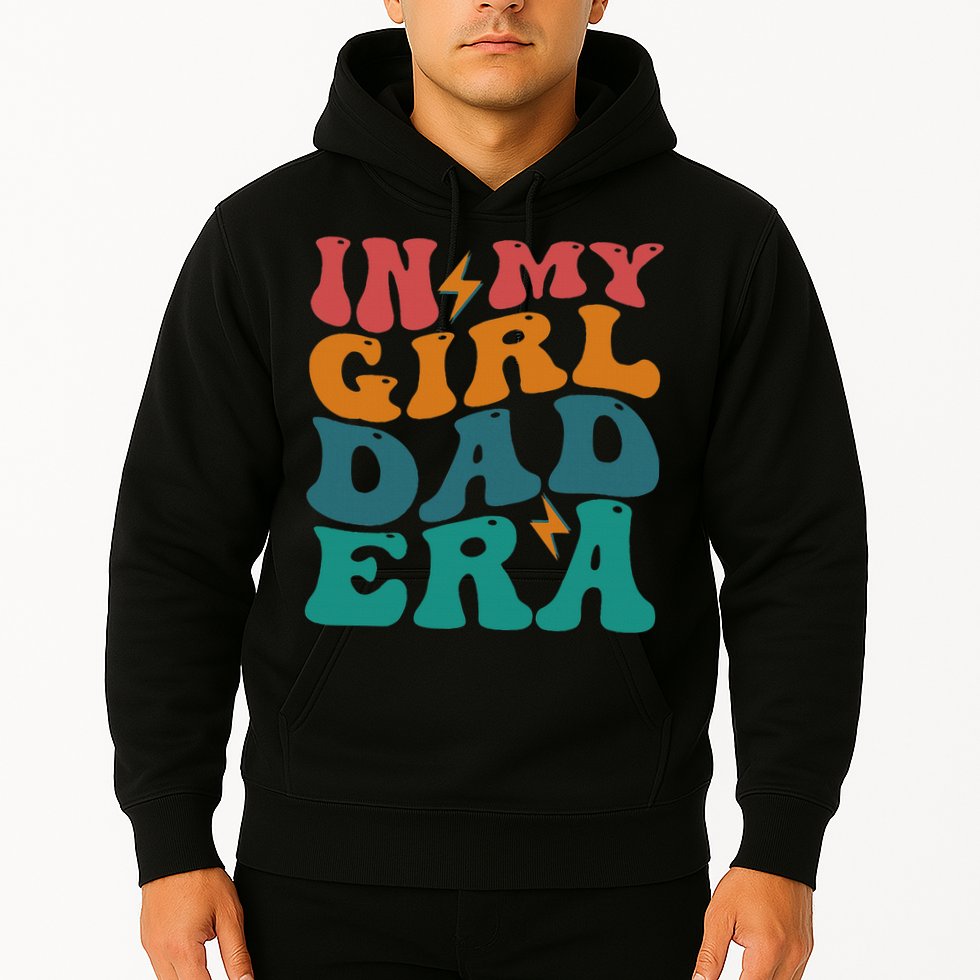 Groovy In My Girl Dad Era Hoodie