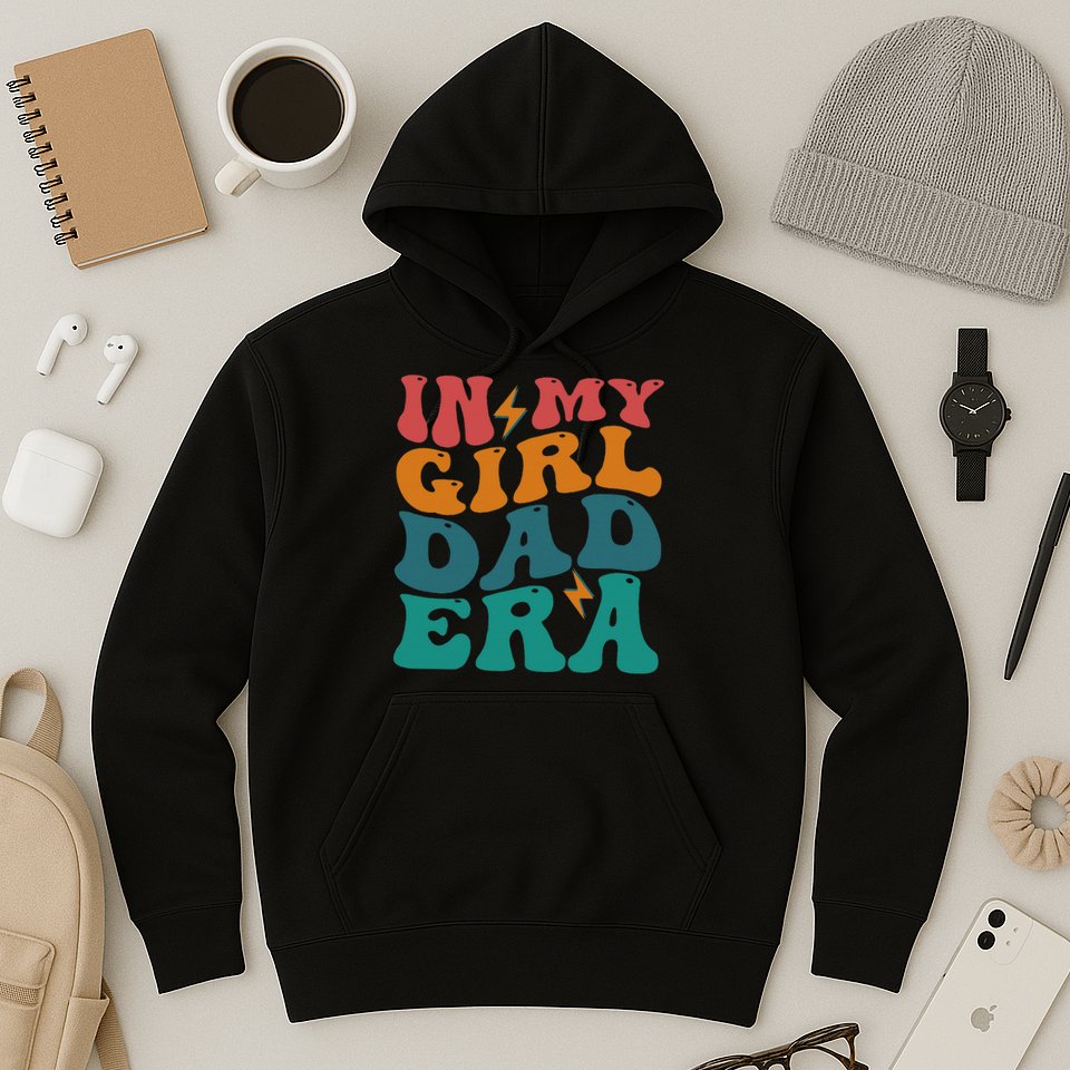 Groovy In My Girl Dad Era Hoodie