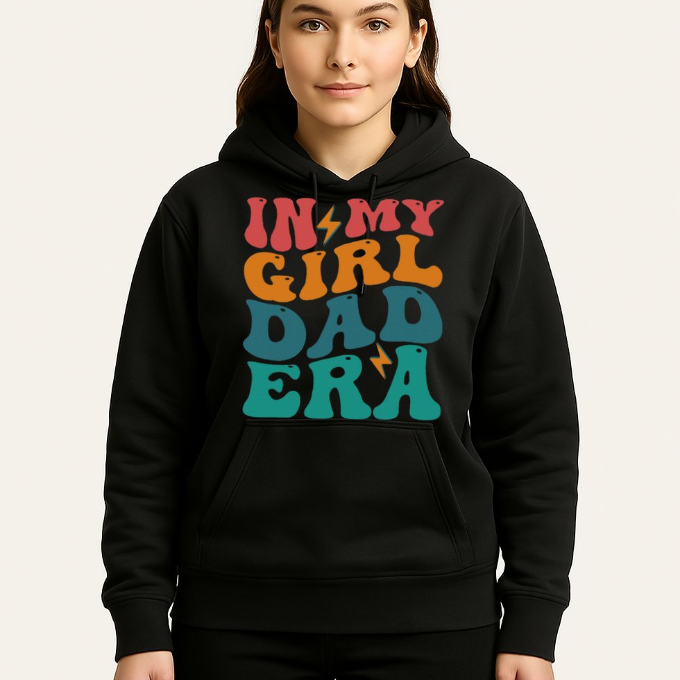 Groovy In My Girl Dad Era Hoodie