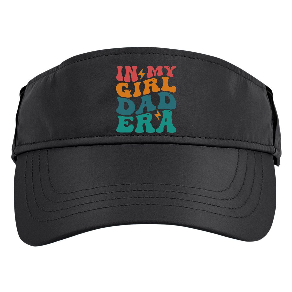Groovy In My Girl Dad Era Adult Drive Performance Visor