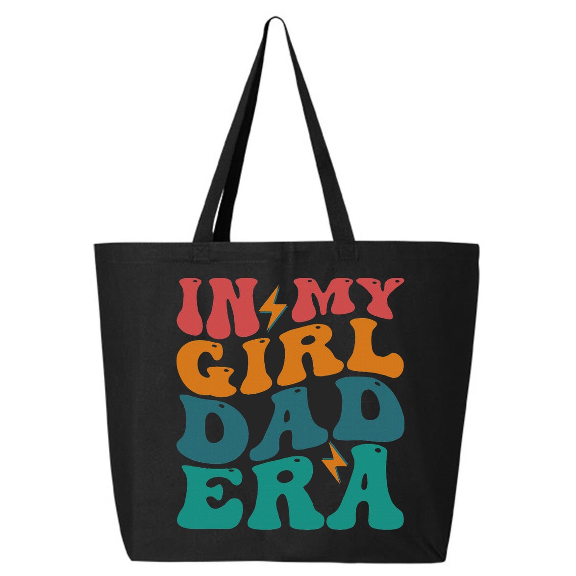 Groovy In My Girl Dad Era 25L Jumbo Tote