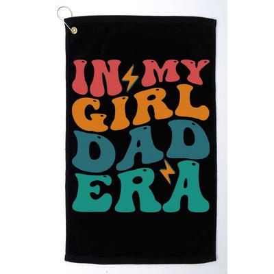Groovy In My Girl Dad Era Golf Towel