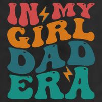 Groovy In My Girl Dad Era Golf Towel