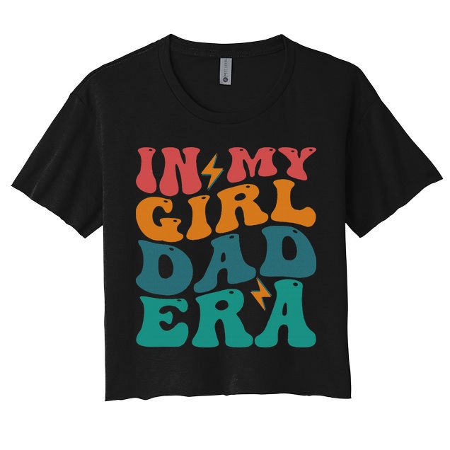 Groovy In My Girl Dad Era Crop Top