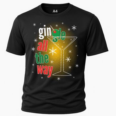 Gin all the way Jingle Funny Christmas Performance Shirt