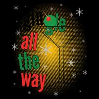 Gin all the way Jingle Funny Christmas Mug