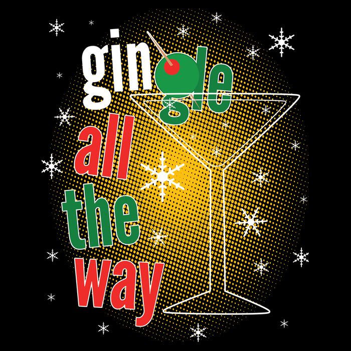 Gin all the way Jingle Funny Christmas 16 in Basic Backpack