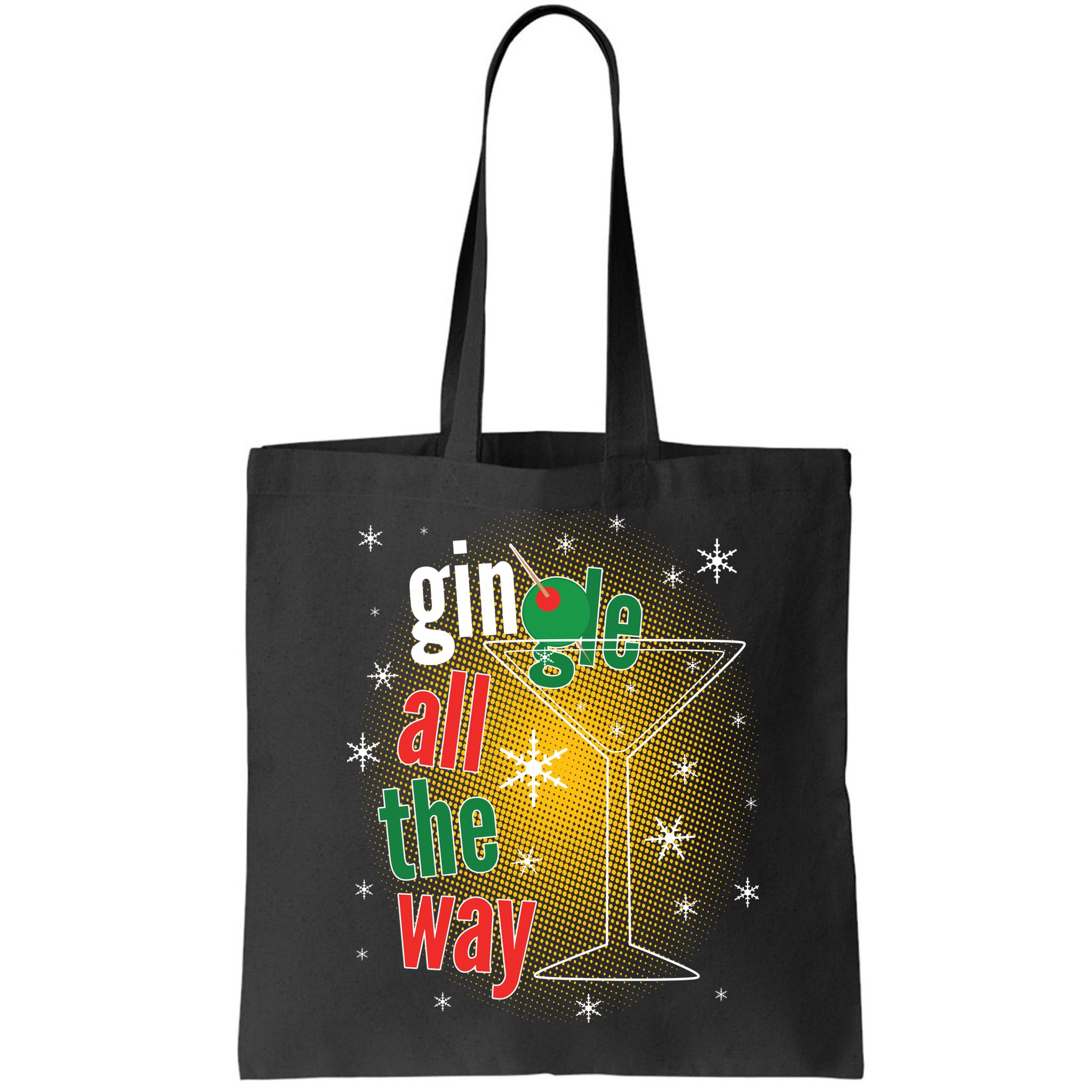 Gin all the way Jingle Funny Christmas Bag