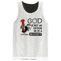 God Is Not An Option He Is A Necessity Mesh Reversible Basketball Jersey Tank